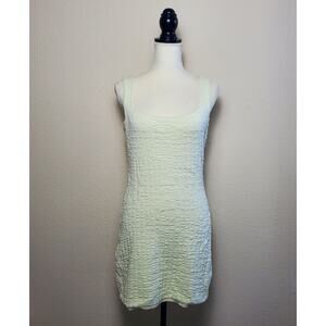 Free People Yellow Mini Dress Large